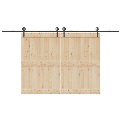 Sliding door hardware set,...