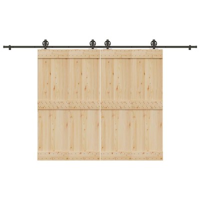 Sliding door hardware set,...