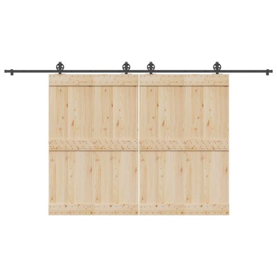 Sliding door hardware set,...