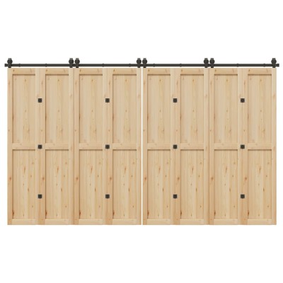 Sliding door hardware set,...