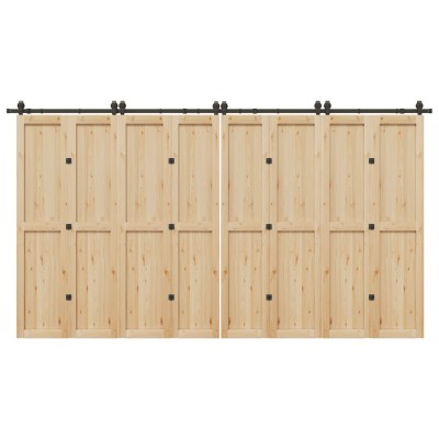 Sliding door hardware set,...