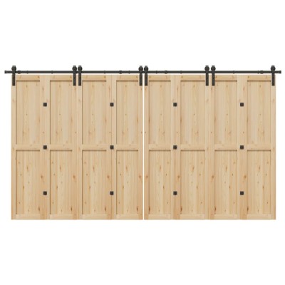 Sliding door hardware set,...