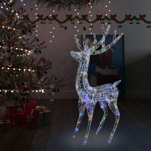 Christmas decoration deer, multicolored, 180cm, acrylic