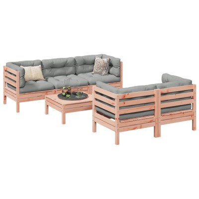 Garden set with cushions, 6...