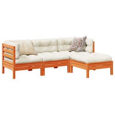 Garden set with cushions, 4...