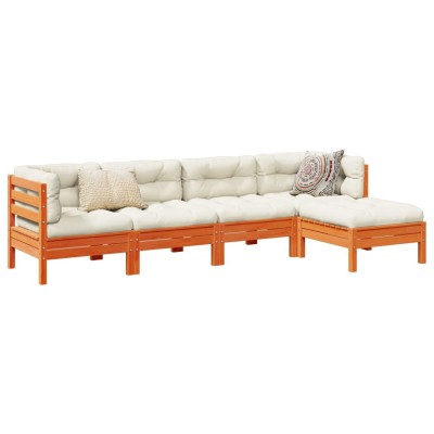 Garden set with cushions, 5...