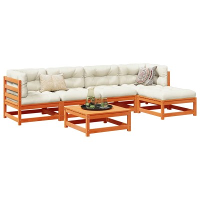 Garden set with cushions, 6...