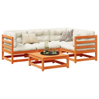 Garden set with cushions, 5...