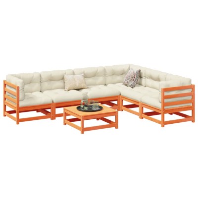 Garden set with cushions, 7...