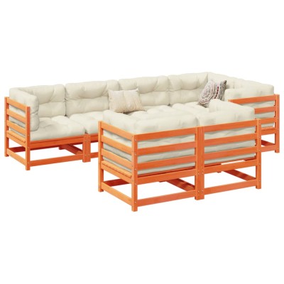Garden set with cushions, 7...
