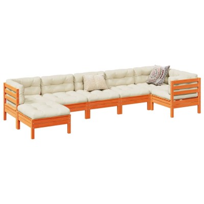 Garden set with cushions, 7...