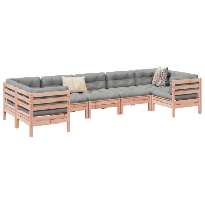 Garden set with cushions, 7...