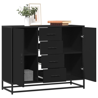 Side cabinet, black,...