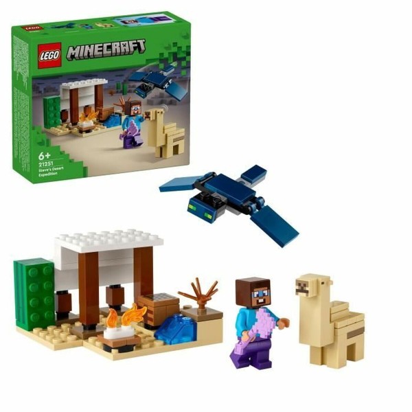 Konstruktsioon komplekt Lego 21251 Minecraft : Steve´s Desert Expedition Mitmevärviline