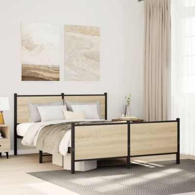 Bed frame without mattress,...