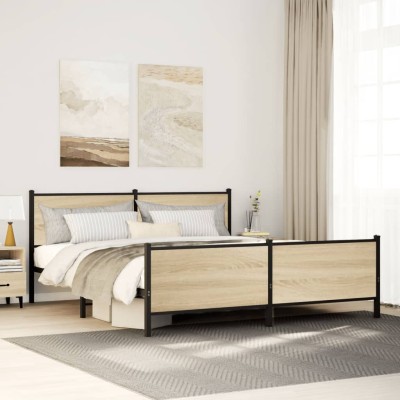 Bed frame without mattress,...