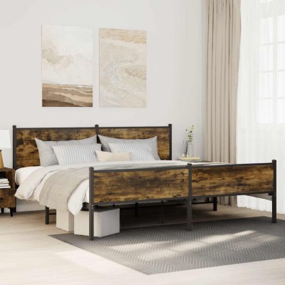 Bed frame without mattress,...
