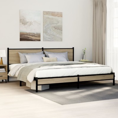 Bed frame without mattress,...