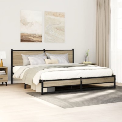Bed frame without mattress,...