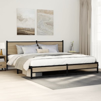 Bed frame without mattress,...