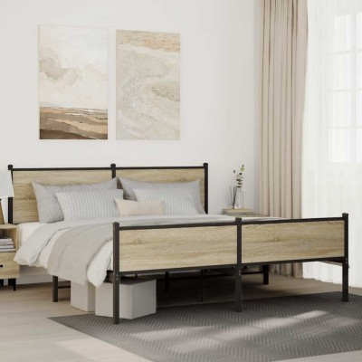 Bed frame without mattress,...