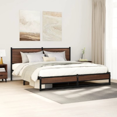 Bed frame without mattress,...