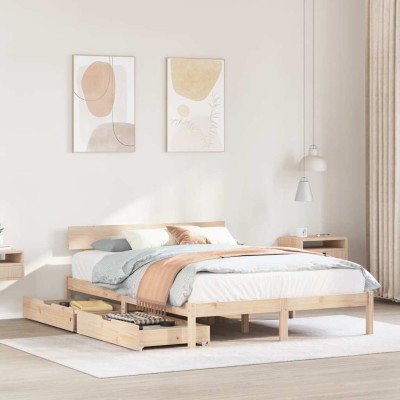 Bed frame without mattress,...