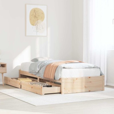 Bed frame without mattress,...