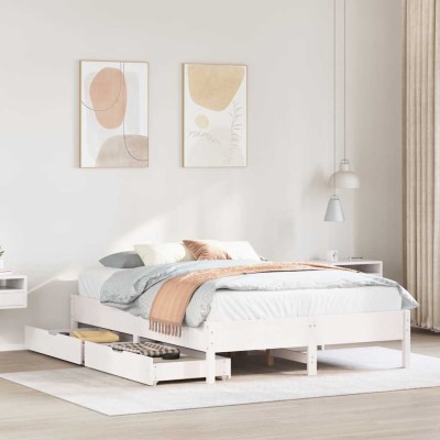 Bed frame without mattress,...