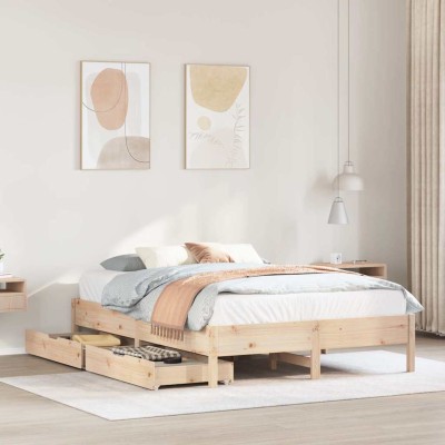 Bed frame without mattress,...