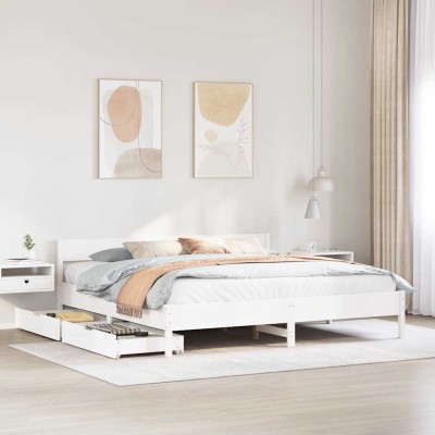 Bed frame without mattress,...