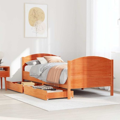 Bed frame without mattress,...