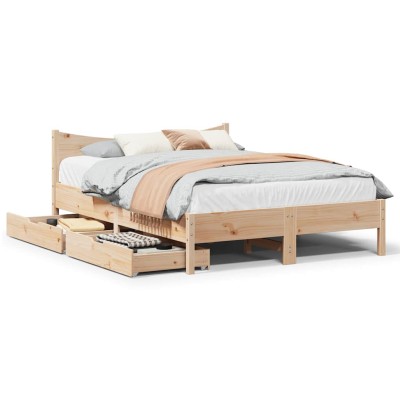 Bed frame with drawers,...