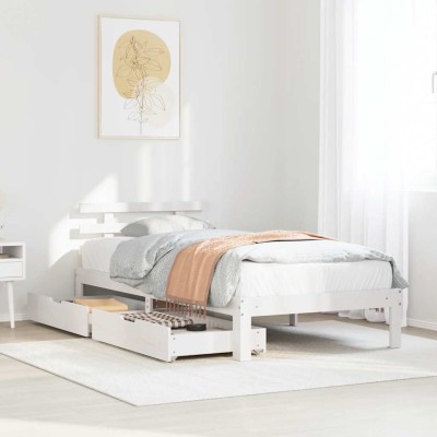 Bed frame with drawers,...