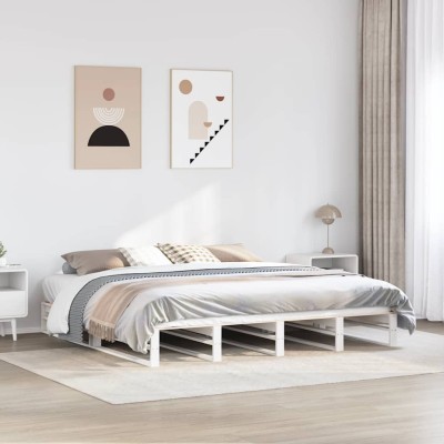 Bed frame without mattress,...