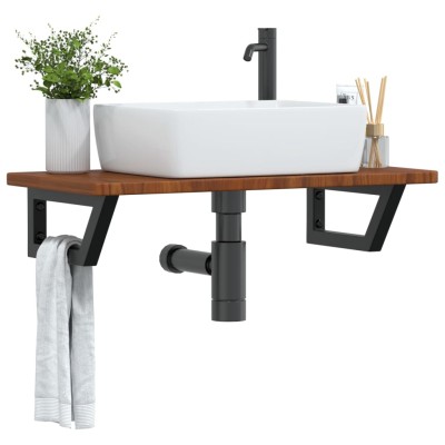 Washbasin shelf, steel and...
