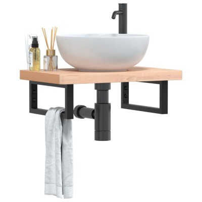 Washbasin shelf, steel and...