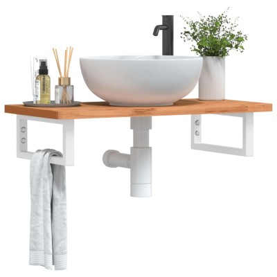 Washbasin shelf, steel and...