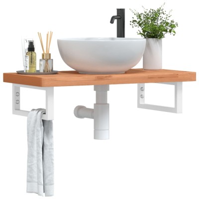Washbasin shelf, steel and...