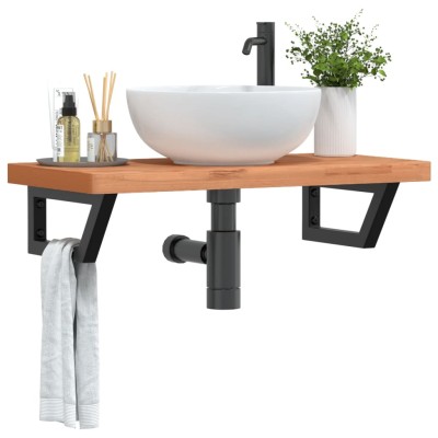 Washbasin shelf, steel and...