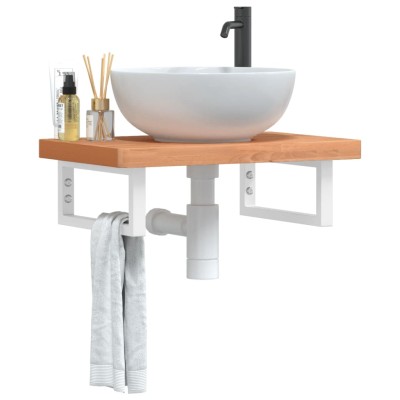 Washbasin shelf, steel and...