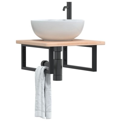 Washbasin shelf, steel and...