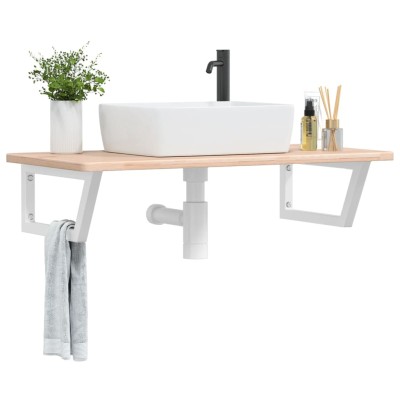 Washbasin shelf, steel and...
