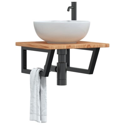 Washbasin shelf, steel and...