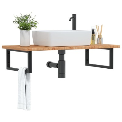Washbasin shelf, steel and...