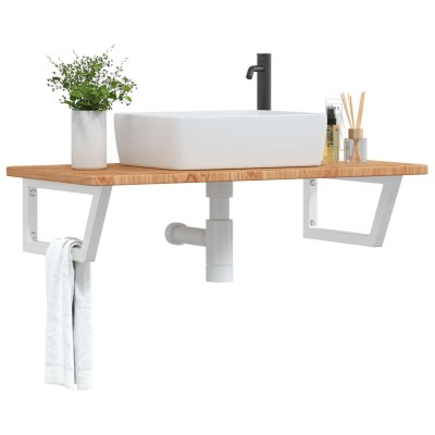Washbasin shelf, steel and...