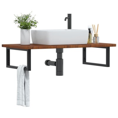 Washbasin shelf, steel and...