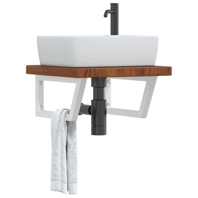 Washbasin shelf, steel and...