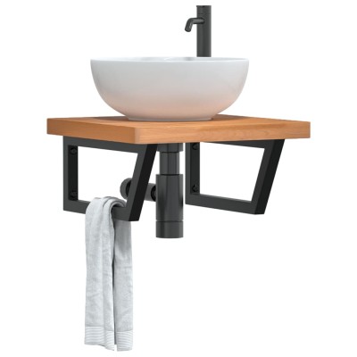 Washbasin shelf, steel and...