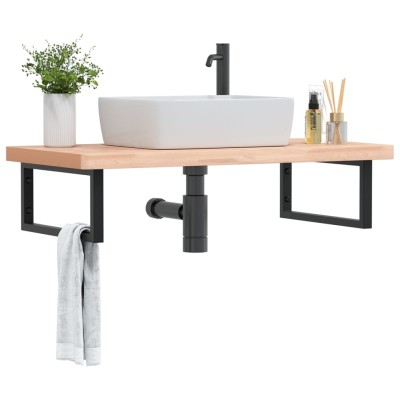 Washbasin shelf, steel and...